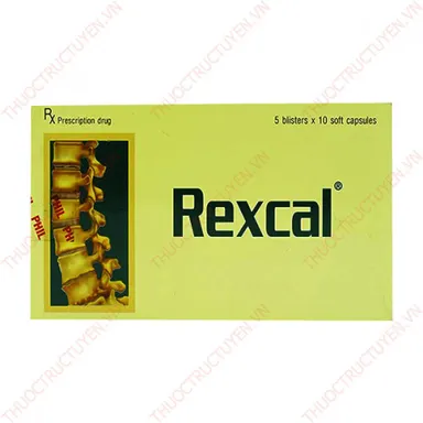 Thuốc bổ sung calci Rexcal hộp 50 viên