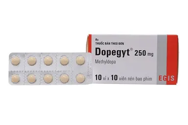 Thuốc trị cao huyết áp Dopegyt 250mg hộp 100 viên