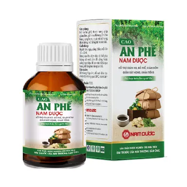Hỗ trợ giảm ho, bổ phế Cao An Phế Nam Dược hộp 1 chai 100ml