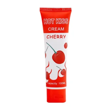 Gel bôi trơn hương cherry Hot Kiss Cream tuýp 100ml