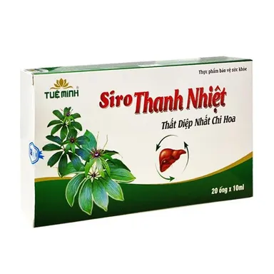 Siro Thanh Nhiệt Thất Diệp Nhất Chi Hoa hộp 20 ống x 10ml
