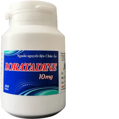 Thuốc chống dị ứng Loratadine 10mg NIC lọ 200 viên