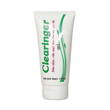 Sữa tắm, rửa mặt làm ẩm và dịu da Clearinger chai 150 ml