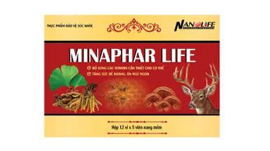 Thực phẩm bảo vệ sức khỏe MINAPHAR LIFE hộp 12 vỉ x 5 viên