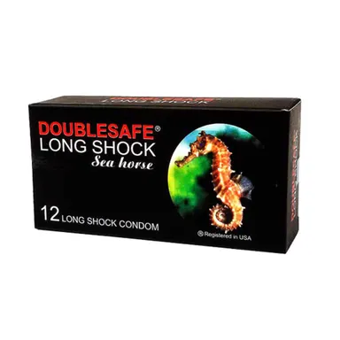 Bao cao su Doublesafe Long Shock Sea Horse hộp 12 cái