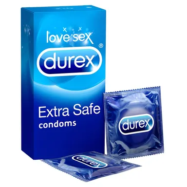Bao cao su Durex Extra Safe hộp 12 cái