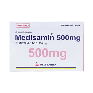 Medisamin 500 mg hộp 100 viên
