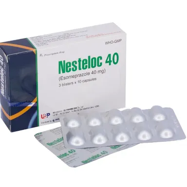 Thuốc tác dụng trên đường tiêu hóa Nesteloc 40 hộp 30 viên