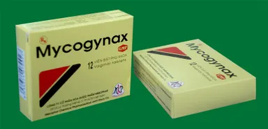 Viên đặt phụ khoa Mycogynax hộp 1 vỉ x 12 viên nén