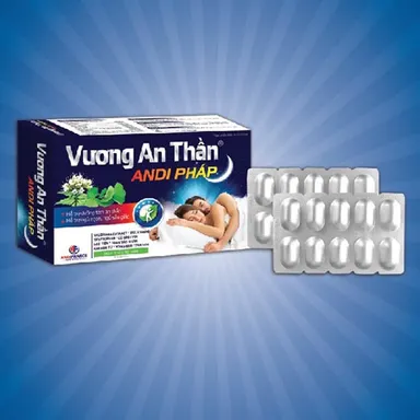 Hỗ trợ dưỡng tâm an thần Vương An Thần Andi Pháp hộp 3 vỉ x 10 viên