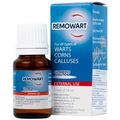Dung dịch bôi ngoài da Remowart Farmalabor hộp 1 chai x 10ml