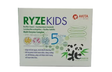 Men vi sinh hỗ trợ duy trì hệ vi sinh đường ruột RYZEKIDS (AKITA) hộp 30 gói