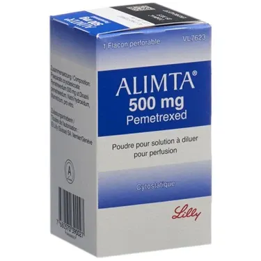 Để điều trị trường hợp u trung biểu mô màng phổi ác tính, ung thư phổi Alimta 500mg Lilly hộp 1 lọ