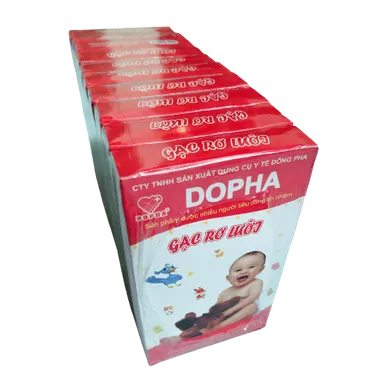 Gạc rơ lưỡi trẻ em Dopha hộp 5 cái