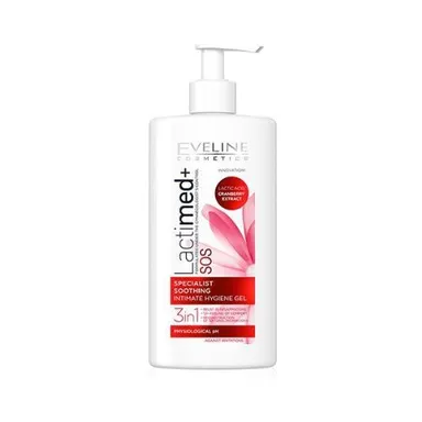 Gel vệ sinh phụ nữ Lactimed+ SOS (đỏ) chai 250ml