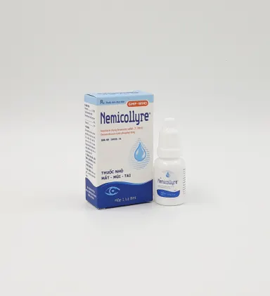 Thuốc nhỏ mắt Nemicollyre hộp 1 lọ 8ml