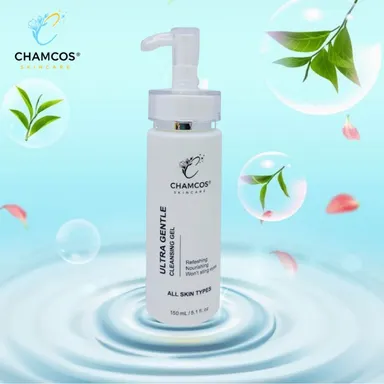 Sữa rửa mặt CHAMCOS Ultra Gentle Cleansing Gel chai 100ml