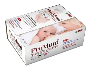 Hỗ trợ bổ sung vitamin và khoáng chất cho mẹ bầu ProMum hộp 30 viên