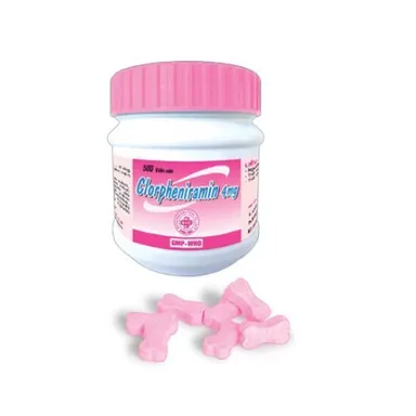 Thuốc chống dị ứng Clorpheniramin 4mg (USA-NIC) lọ 500 viên