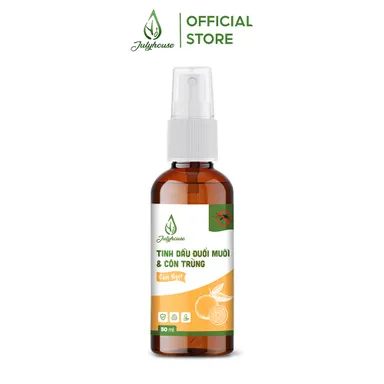 Bình xịt phòng Tinh Dầu Đuổi Muỗi & Côn Trùng Julyhouse (hương cam ngọt) chai 50ml