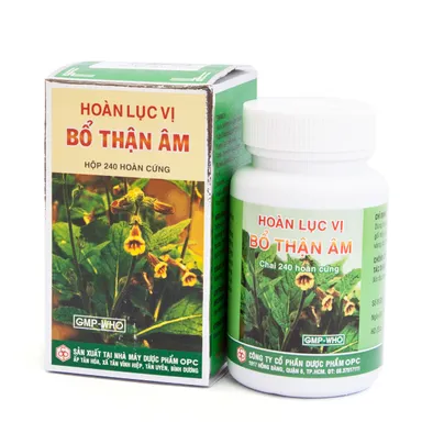 Hoàn Lục Vị Bổ Thận Âm hộp 1 lọ 240 viên
