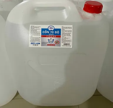 Dung dịch sát khuẩn Cồn 70 độ FIRENO can 30 lít