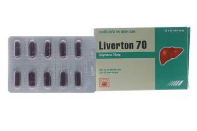 Thuốc trị bệnh gan Liverton 70mg  hộp 100 viên
