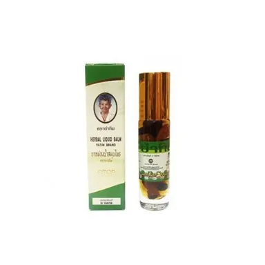 Dầu lăn thảo dược 22 vị Herbal Liquid Balm Yatim Brand Otop Thái Lan (Hiệu Ông Già) chai lăn 8ml