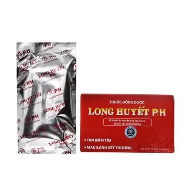 Thuốc tan máu bầm, mau lành vết thương Long Huyết P/H hộp 24 viên