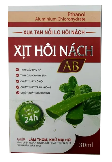 Xịt Hôi Nách AB hộp 1 chai 30ml