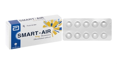 Thuốc trị hen suyễn Smart-Air 4mg hộp 1 vỉ x 10 viên