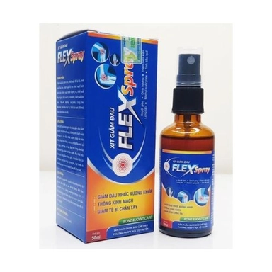 Xịt giảm đau nhức xương khớp FLEX SPRAY – GREEN HEART PHARMA hộp 1 chai 50ml
