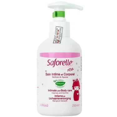 Dung dịch vệ sinh dành cho bé gái Saforelle Miss 250ml chai x 250ml