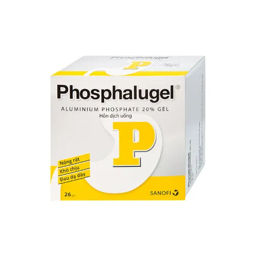 Thuốc trị đau dạ dày Phosphalugel hộp 26 gói