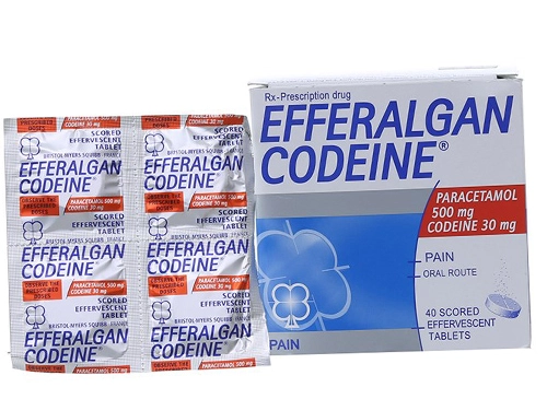 Viên sủi giảm đau, hạ sốt Efferalgan Codein hộp 40 viên