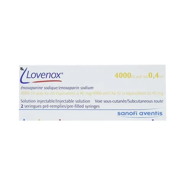 Thuốc tiêm Lovenox 4000 hộp 2 ống