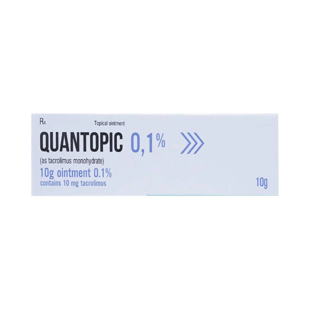 Kem bôi điều trị viêm da dị ứng Quantopic 0,1% hộp 1 tuýp 10g