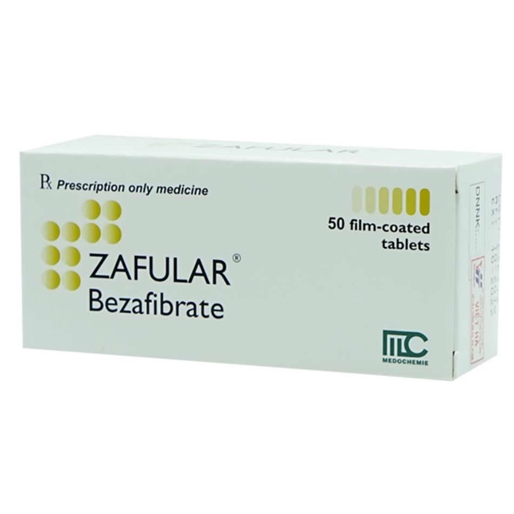 Thuốc điều trị tăng lipid máu Zafular hộp 5 vỉ x 10 viên