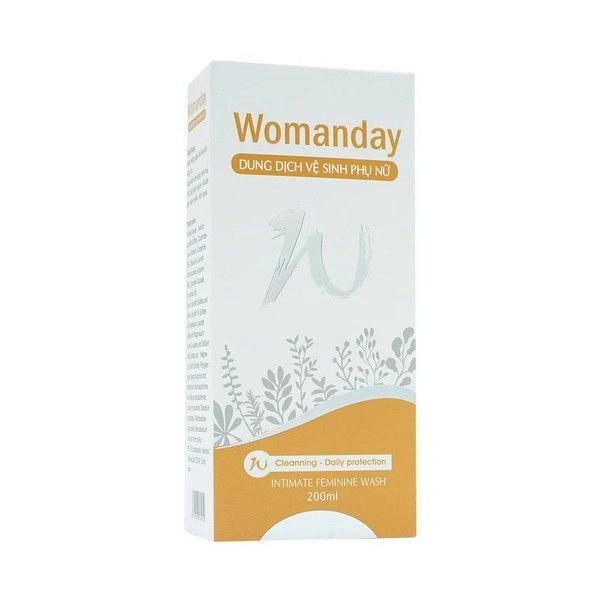 Dung dịch vệ sinh phụ nữ Womanday hộp 1 chai 200ml