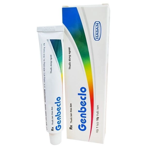 Thuốc trị viêm da Genbeclo HASAN tuýp 10g