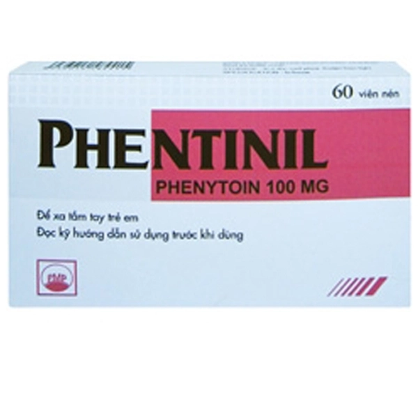 Thuốc điều trị động kinh PHENTINIL hộp 6 vỉ x 10 viên