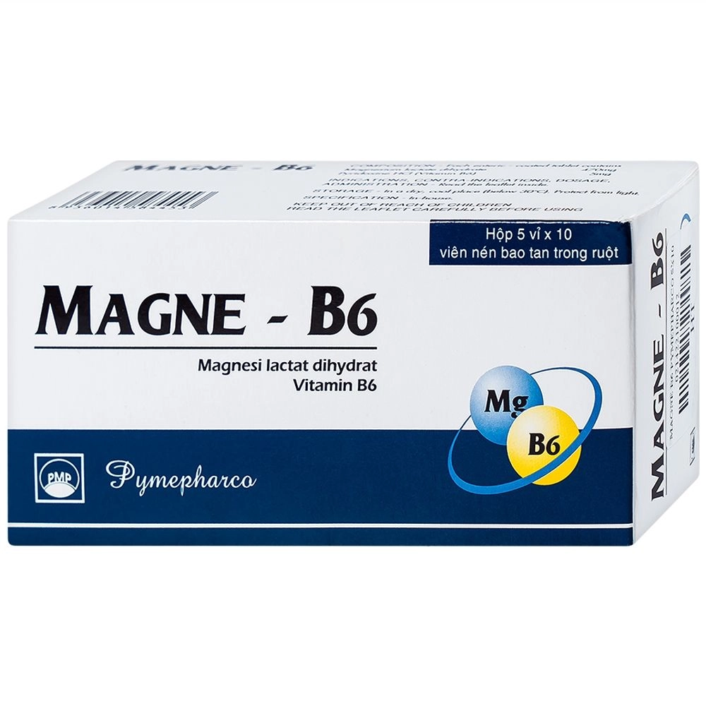 Viên nén Magne B6 Pymepharco hộp 50 viên
