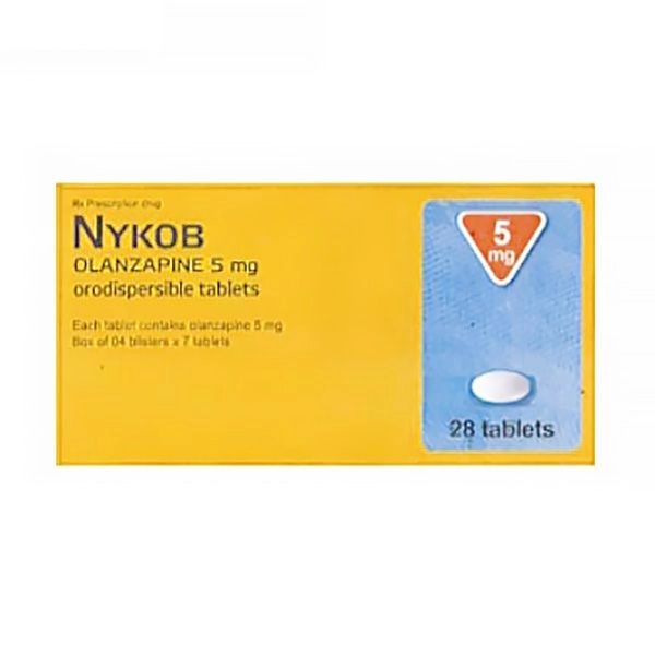 Thuốc điều trị tâm thần phân liệt Nykob 5mg hộp 28 viên