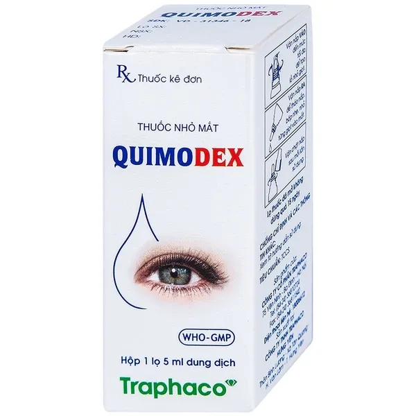 Thuốc nhỏ mắt QUIMODEX hộp 1 chai 5ml