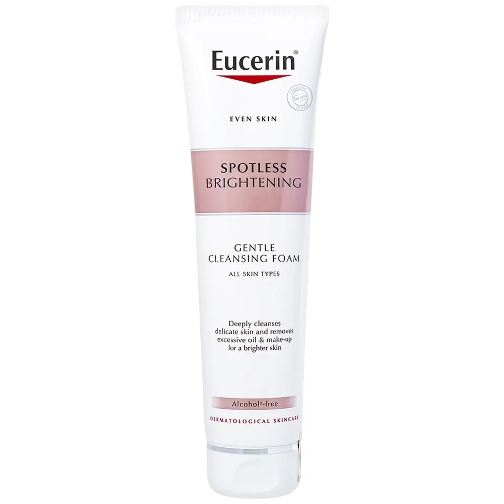 Sữa rửa mặt tạo bọt sáng da Eucerin Even Skin Spotless Brightening Gentle Cleansing Foam tuýp 150ml