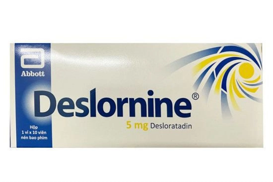 Thuốc chống dị ứng Deslornine hộp 1 vỉ x 10 viên