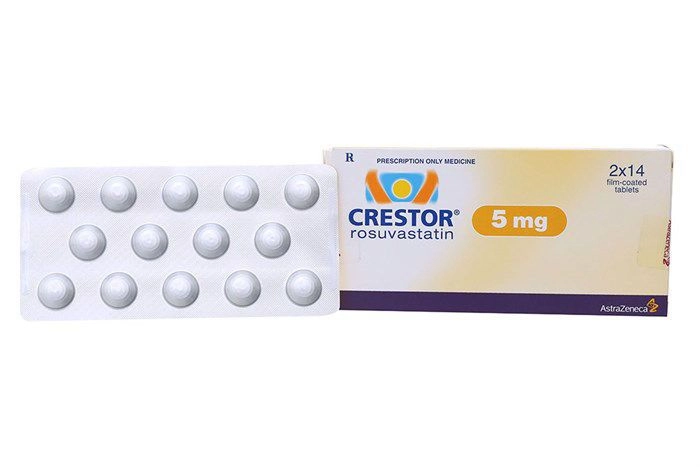 Thuốc trị mỡ máu Crestor 5mg hộp 28 viên