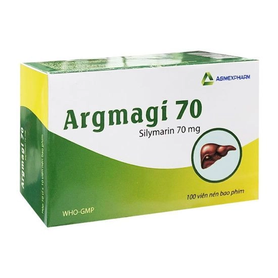 Thuốc trị bệnh gan Argmagi 70mg  hộp 10 vỉ x 10 viên