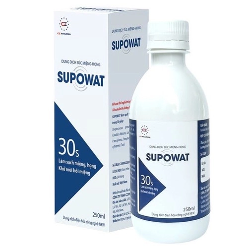 Dung dịch súc miệng họng SUPOWAT - 30s hộp 1 chai 250ml