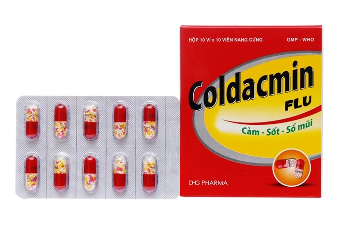 Thuốc trị cảm cúm Coldacmin Flu hộp 100 viên